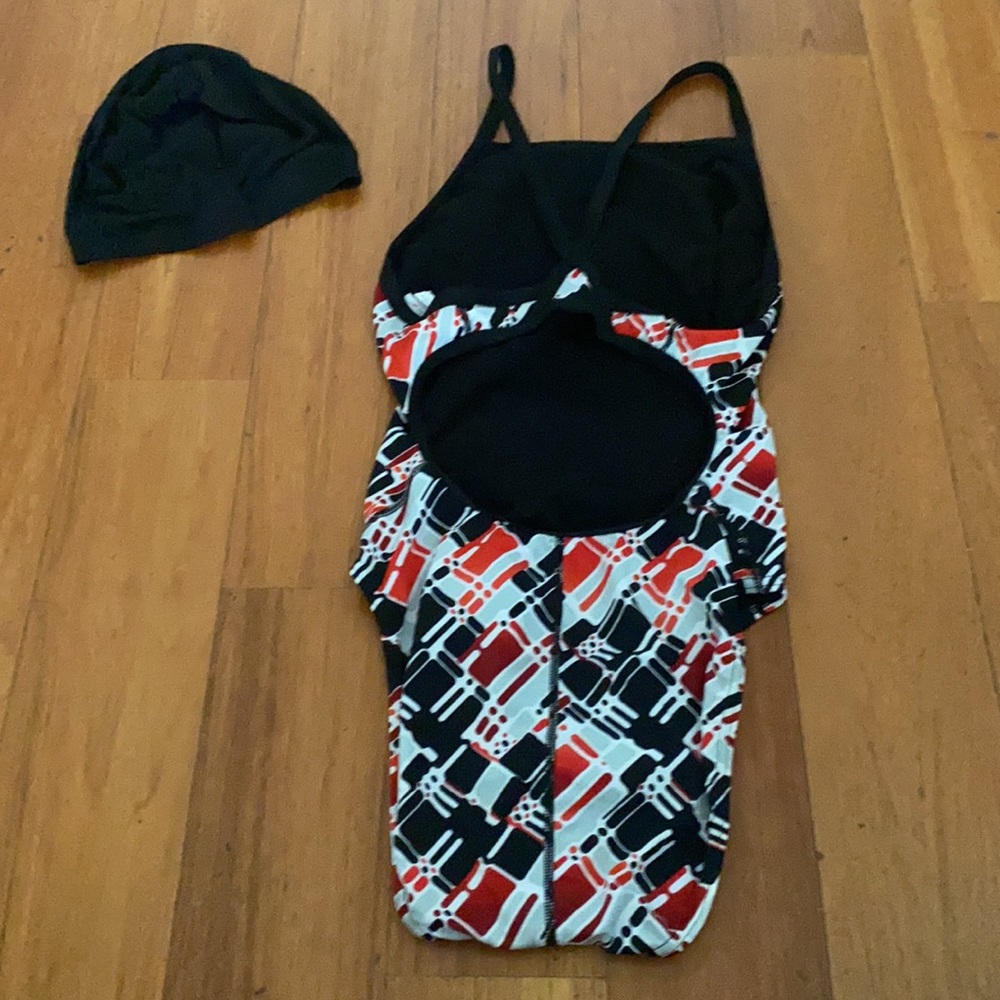 Speedo Circuit Board Flyback 1 piece Swimsuit - Picture 4 of 6